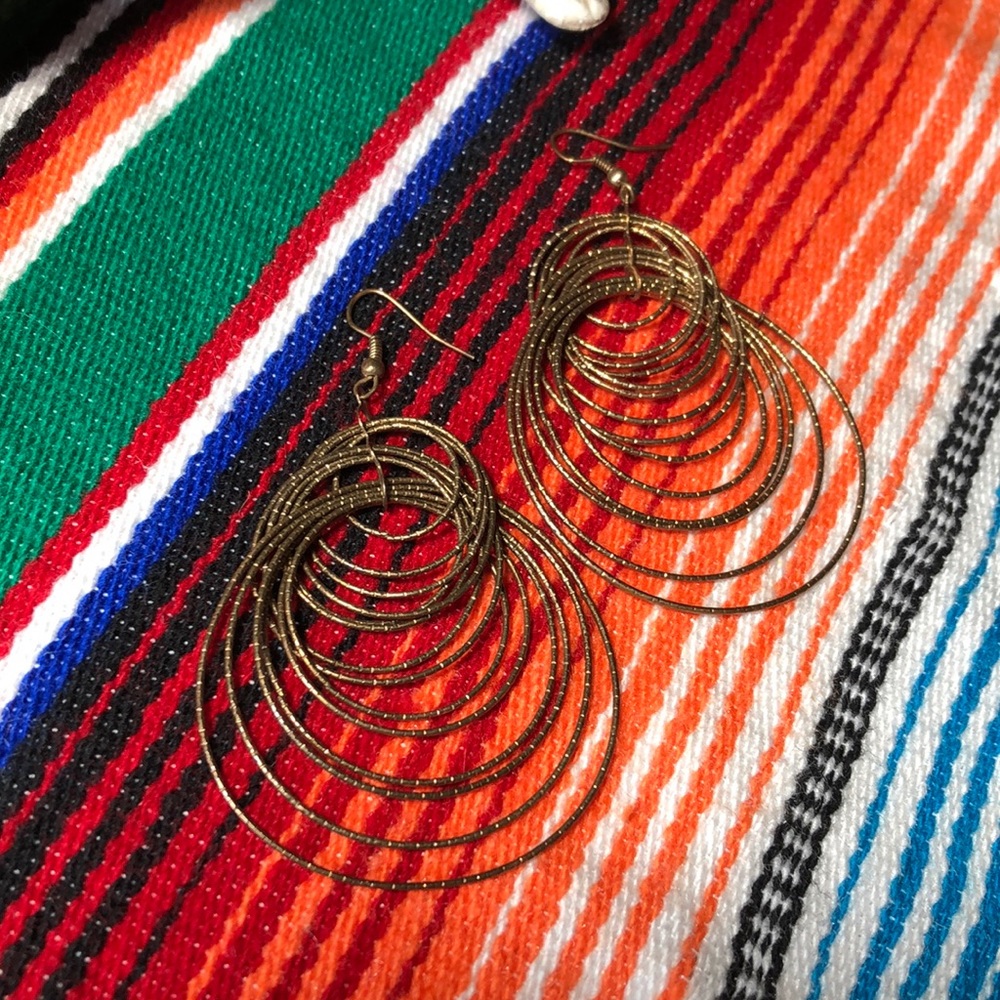 Dangle Hoop Earrings